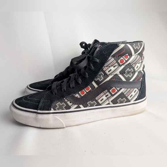 VANS Game Over Nintendo Mid Unisex Flat Shoes Size 8.5 Women Or 7 Men - Picture 3 of 8